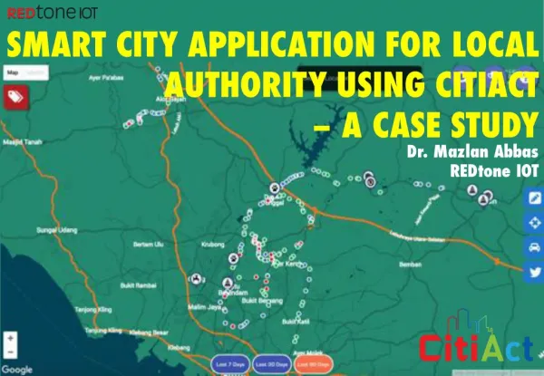 Smart City Application for Local Authority Using CitiAct - A Case Study
