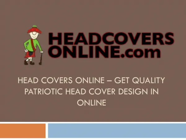 Get Quality Patriotic Head Cover Design in Online