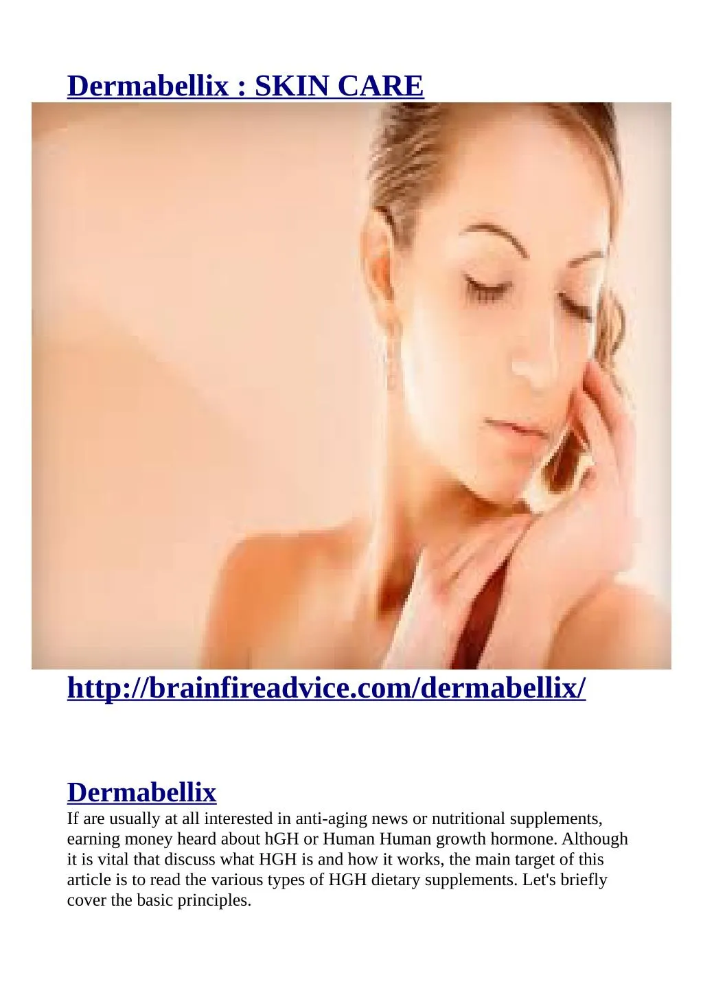 dermabellix skin care