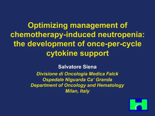 Optimizing management of chemotherapy-induced neutropenia: the development of once-per-cycle cytokine support