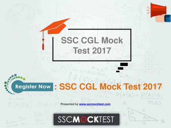 SSC CGL Mock Test 2017: sscmocktest.com