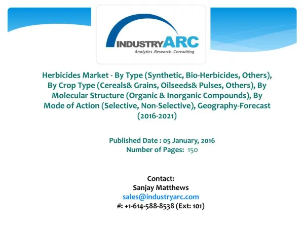 Herbicides Market Pleased With Farmer Reaction to Latest Glyphosate Products