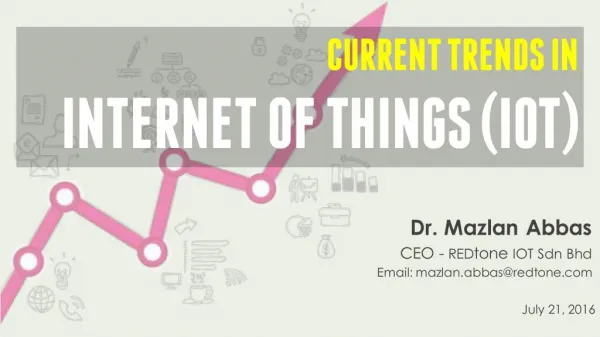 Current Trends in Internet of Things (IOT)