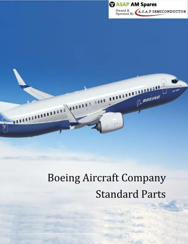 List of Boeing Aircraft Company Parts
