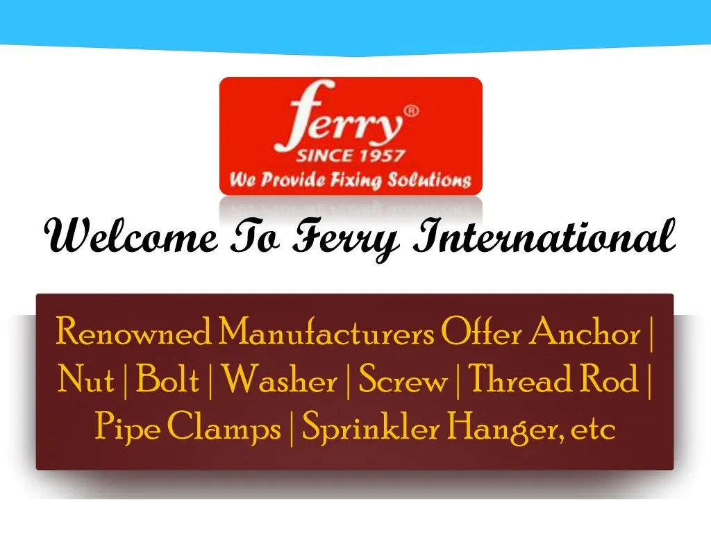 welcome to ferry international