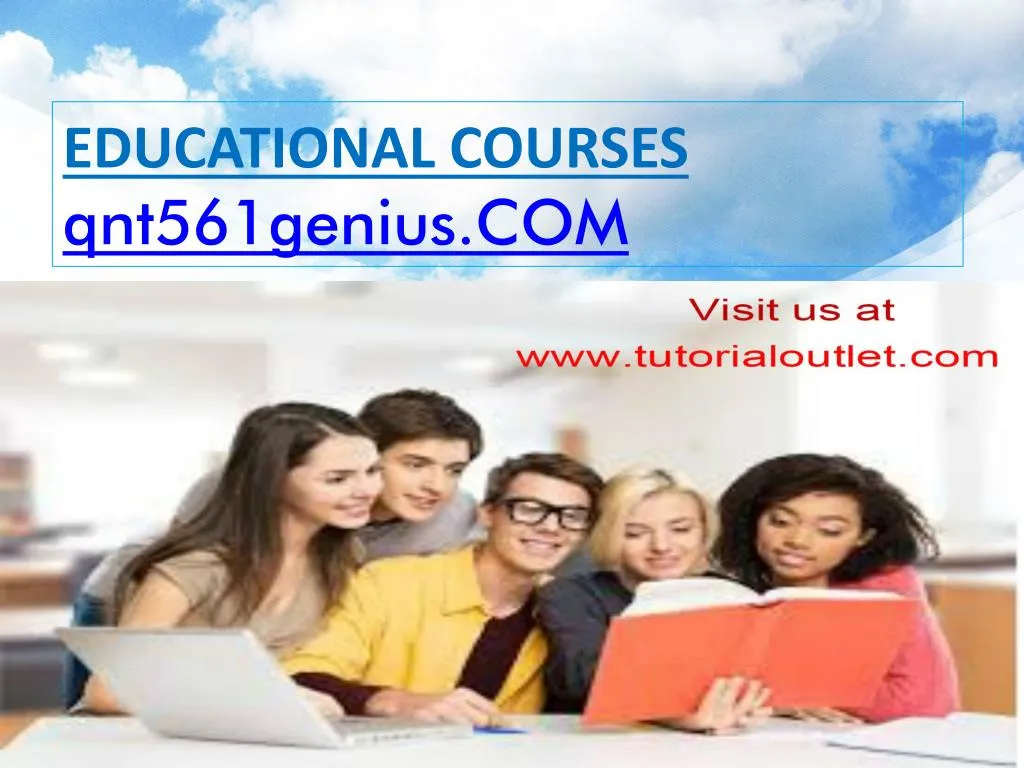 educational courses qnt561genius com