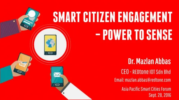 Smart Citizen Engagement - Power to Sense
