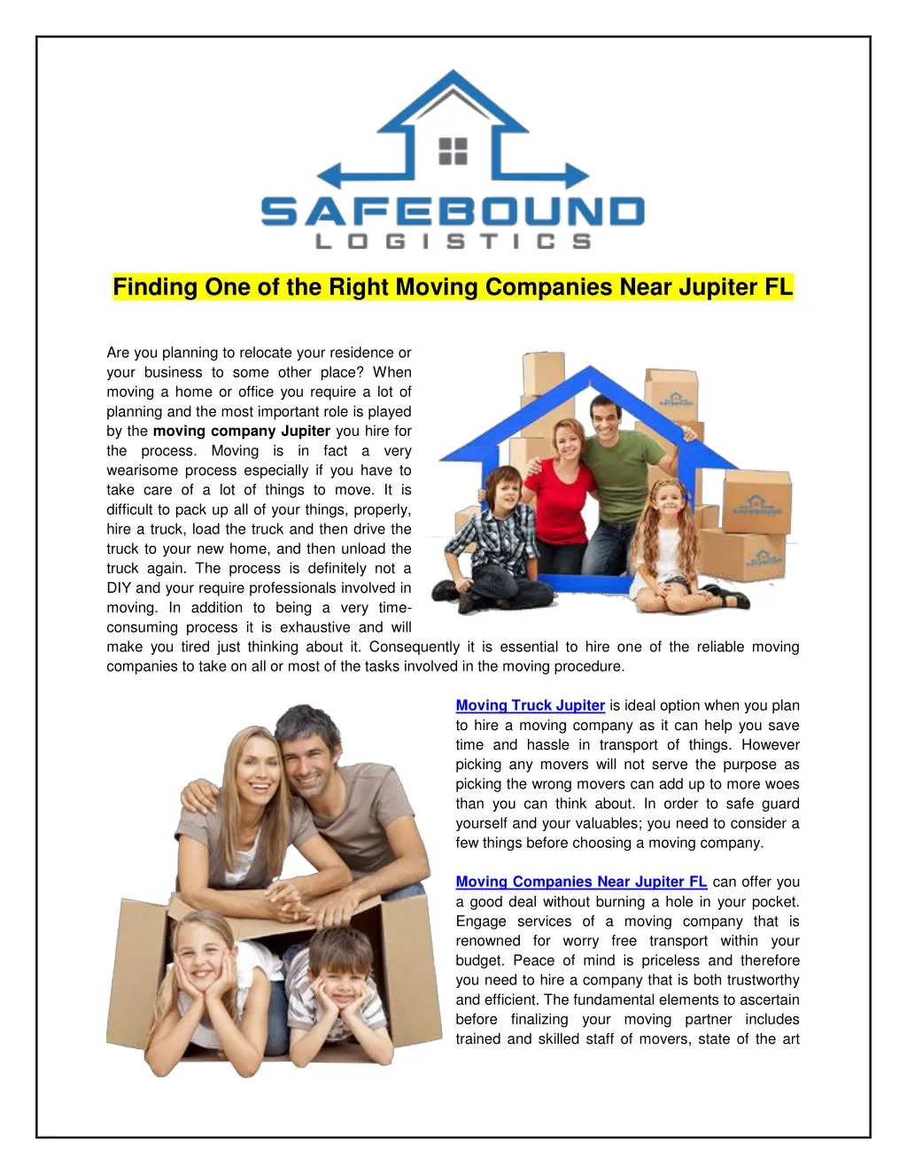 finding one of the right moving companies near
