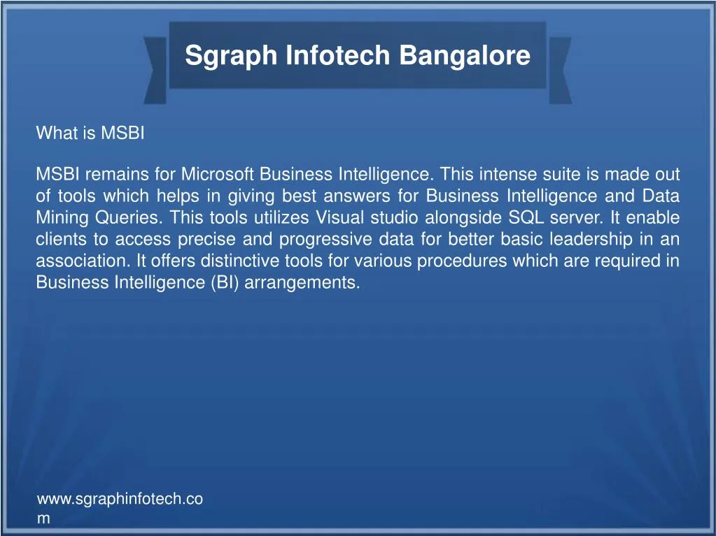 sgraph infotech bangalore