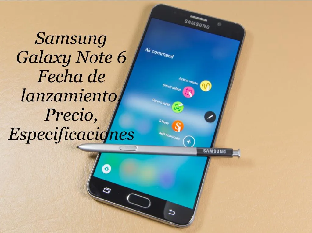 samsung galaxy note 6 fecha de lanzamiento precio