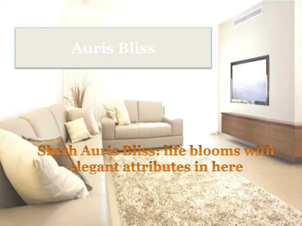 2 BHK Flats in Malad, Mumbai - Auris Bliss | Call: ( 91) 7289 0489 15