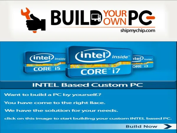 Build Your Own PC online at low price in India - Shipmychip