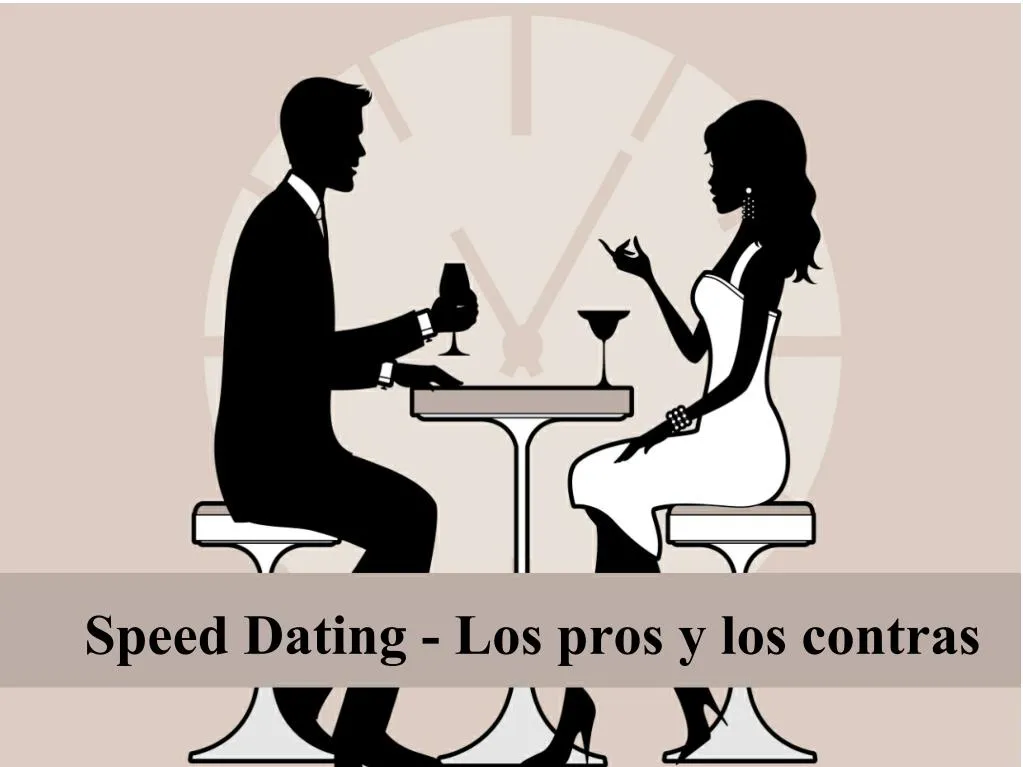speed dating los pros y los contras