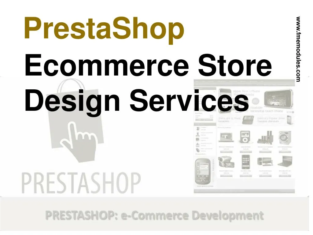 prestashop ecommerce store design services