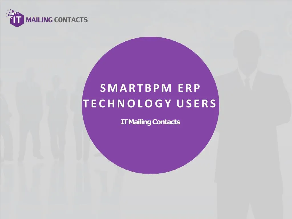 smartbpm erp technology users