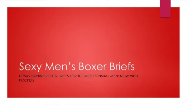 Sexy Mens Boxer Briefs
