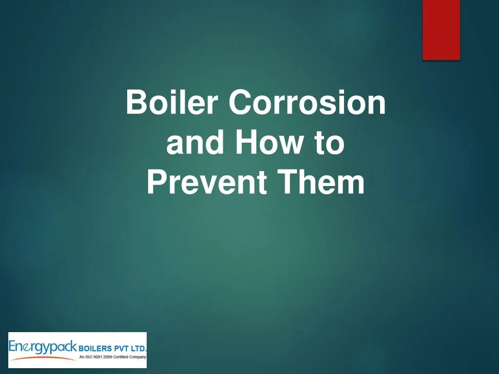 boiler corrosion and how to prevent them
