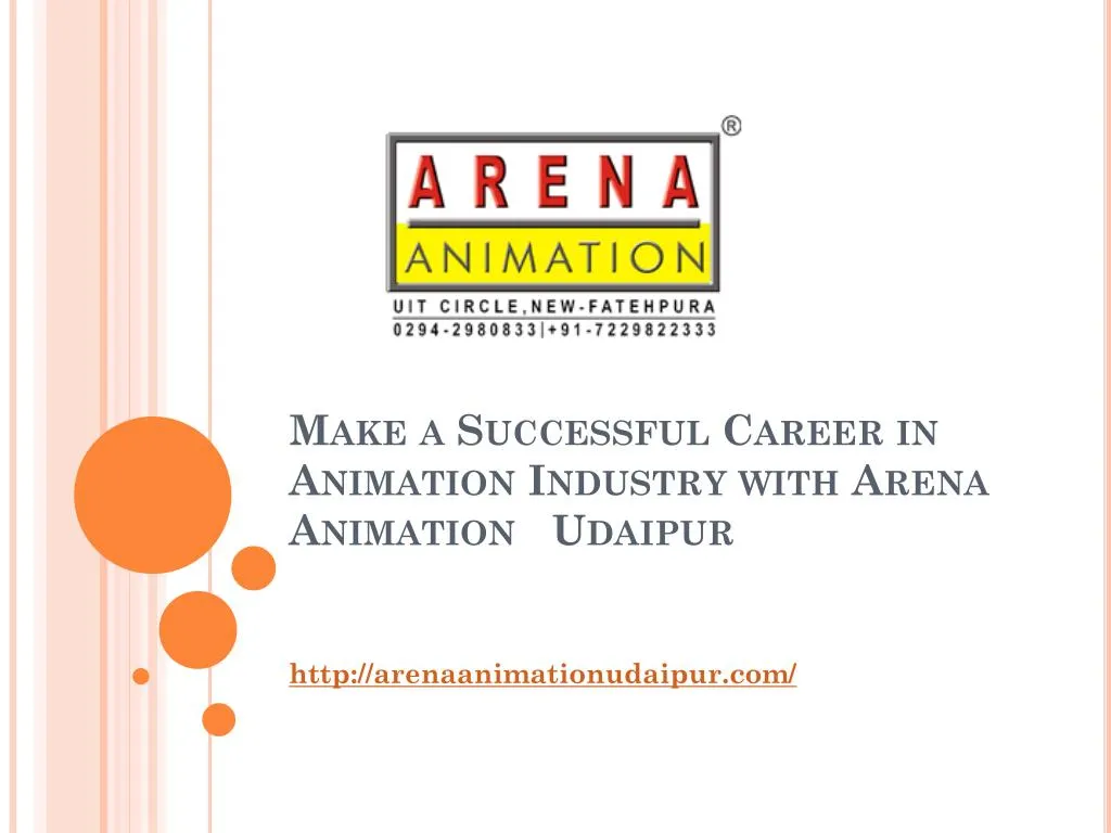 make a successful career in animation industry with arena animation udaipur