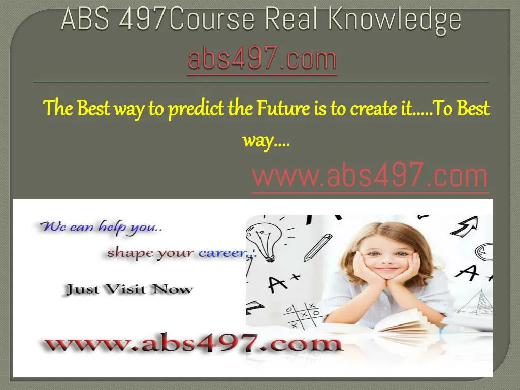 abs 497course real knowledge abs497 com