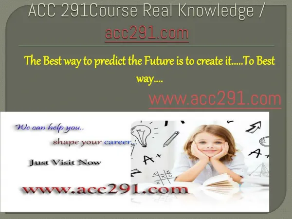 ACC 349Course Real Knowledge / acc349.com