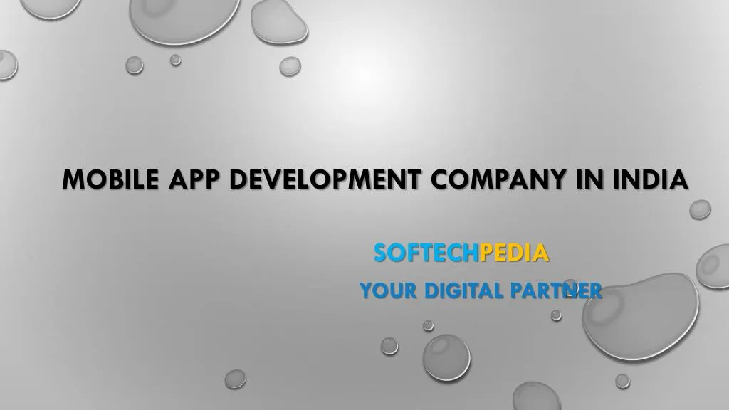 mobile app development c ompany in i ndia