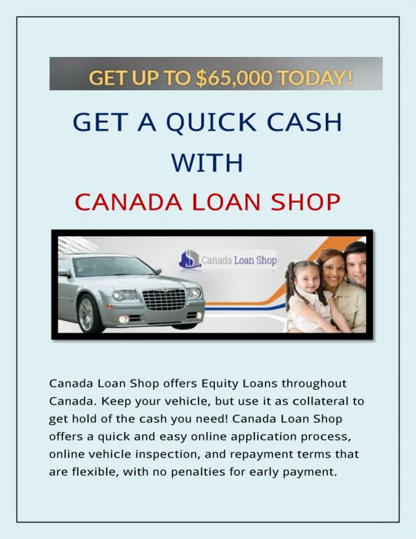 Car Title Loans in Ontario