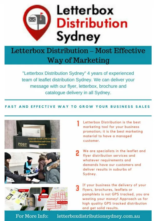 Letterbox Distribution - A Fast and Effective Way to Grow Your Business Sales