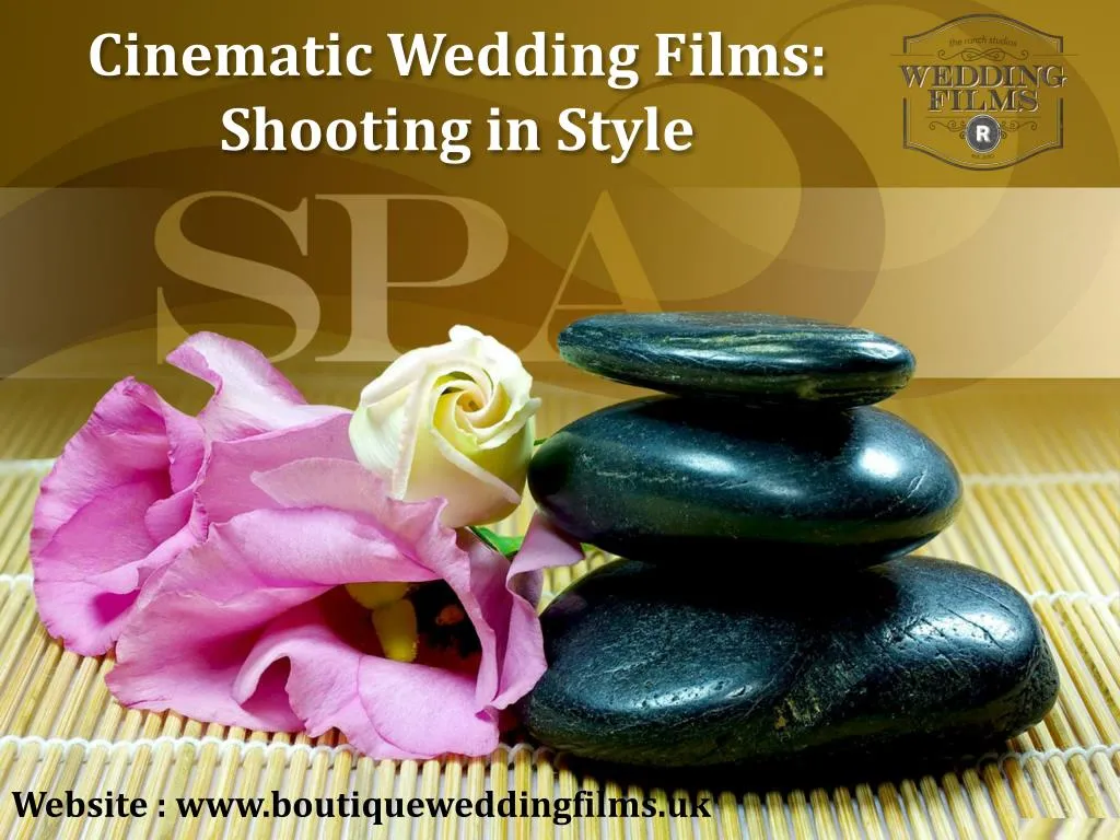 cinematic wedding films shooting in style