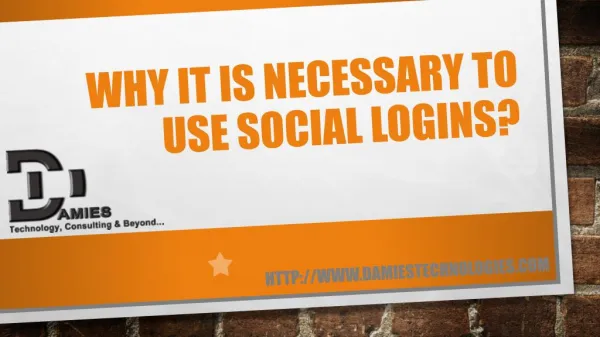 Why it is Necessary to Use Social Logins
