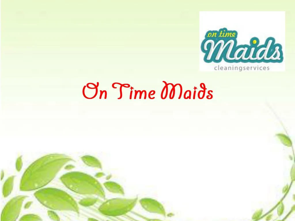on time maids