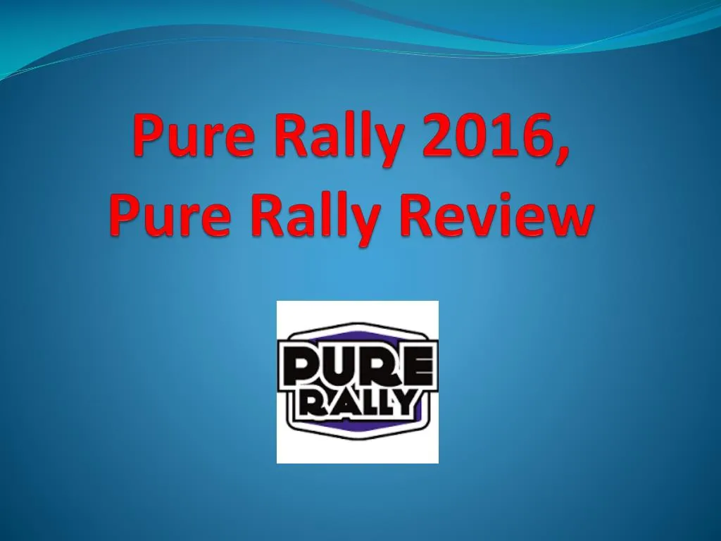 pure rally 2016 pure rally review