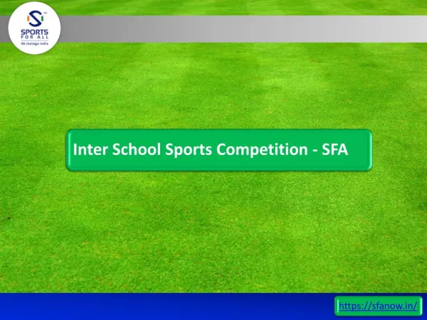 Inter School Sports Competition - SFA