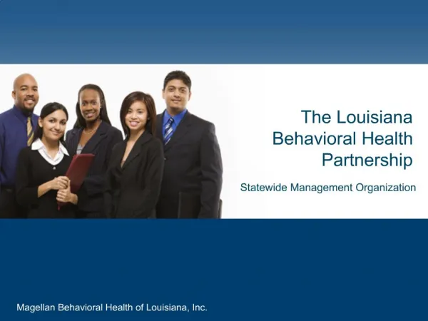 The Louisiana Behavioral Health Partnership