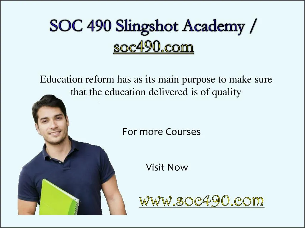 soc 490 slingshot academy soc490 com