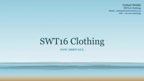 SWT16 Clothing