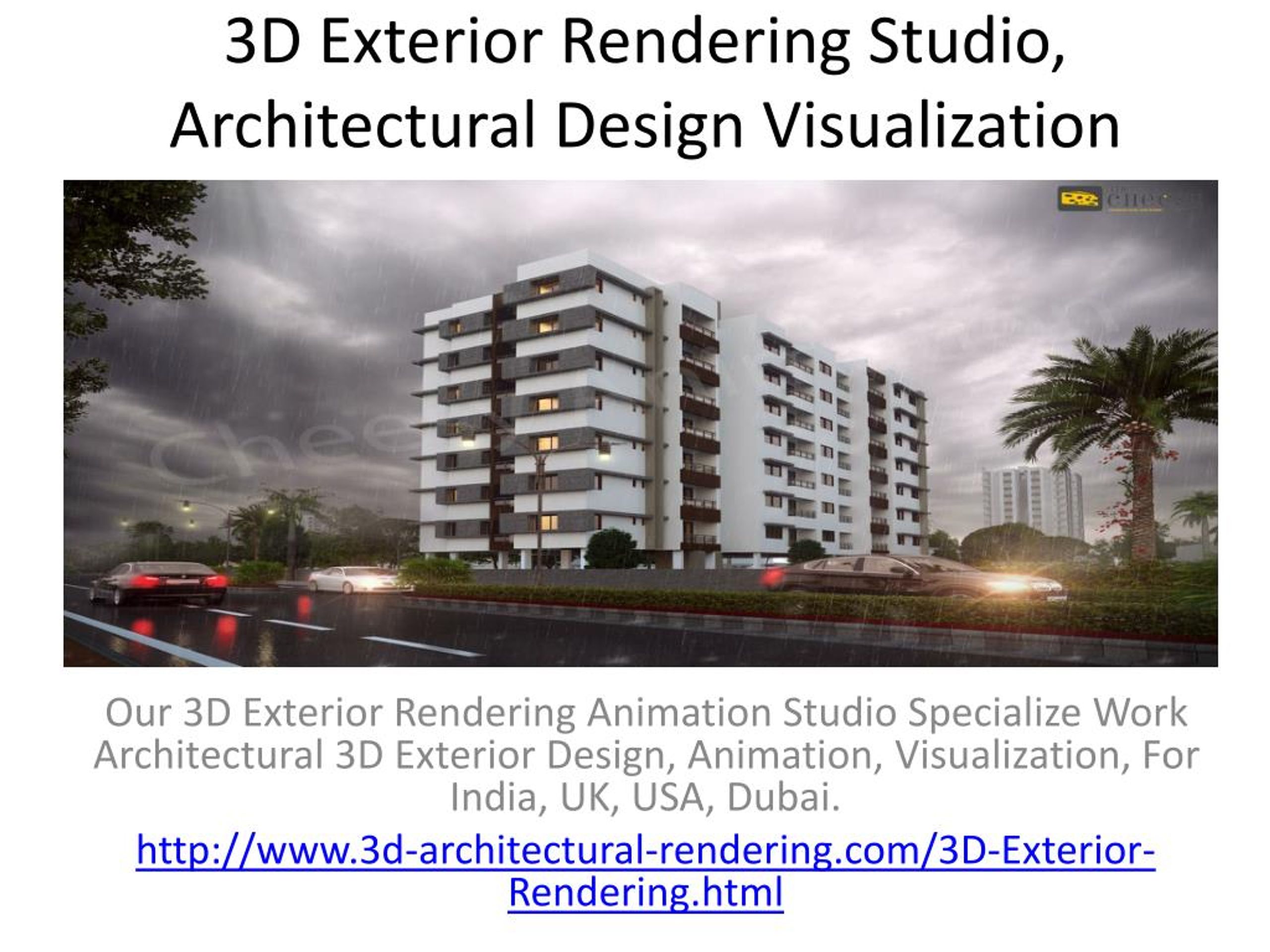 PPT - 3D Exterior Rendering Studio, Architectural Design Visualization ...