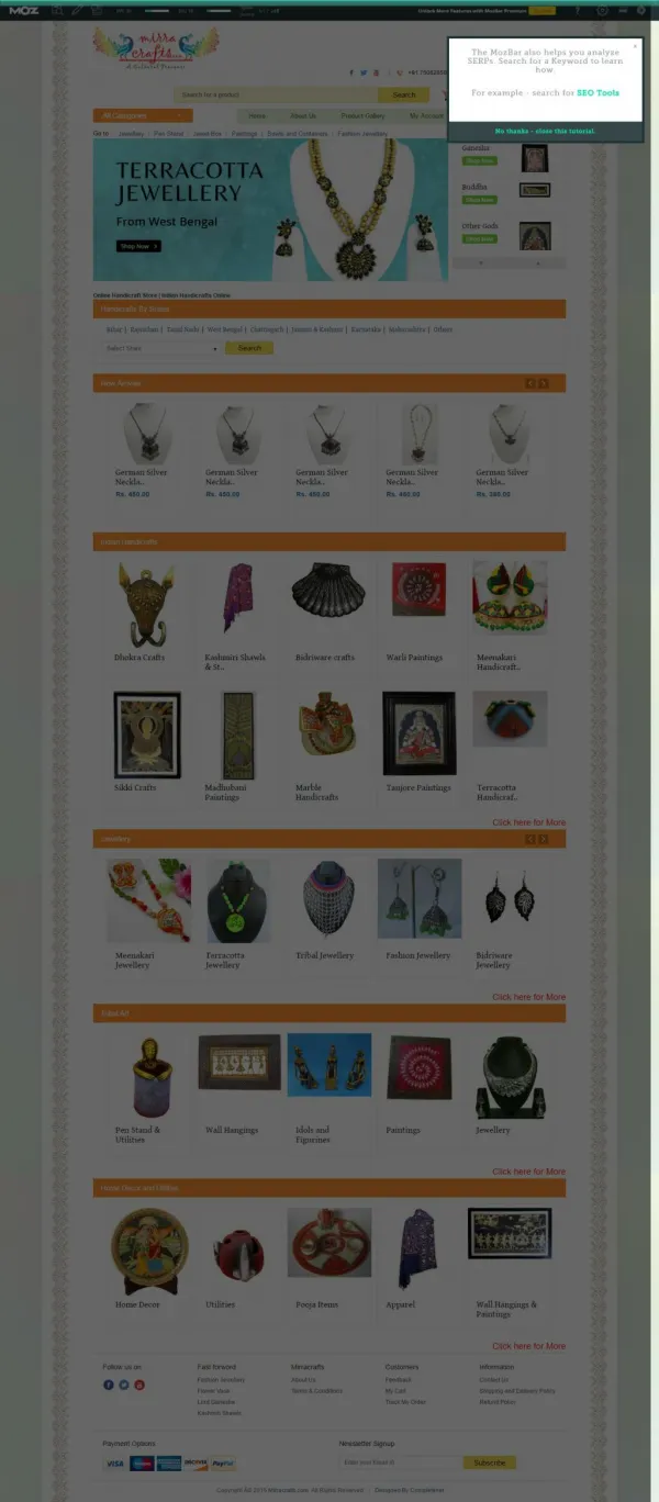 Online Handicrafts Store India