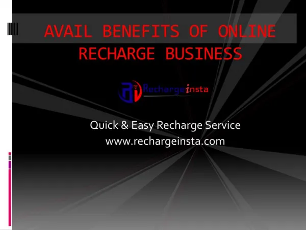 Online Recharging Services Involves Quite Simple and Easy Process.