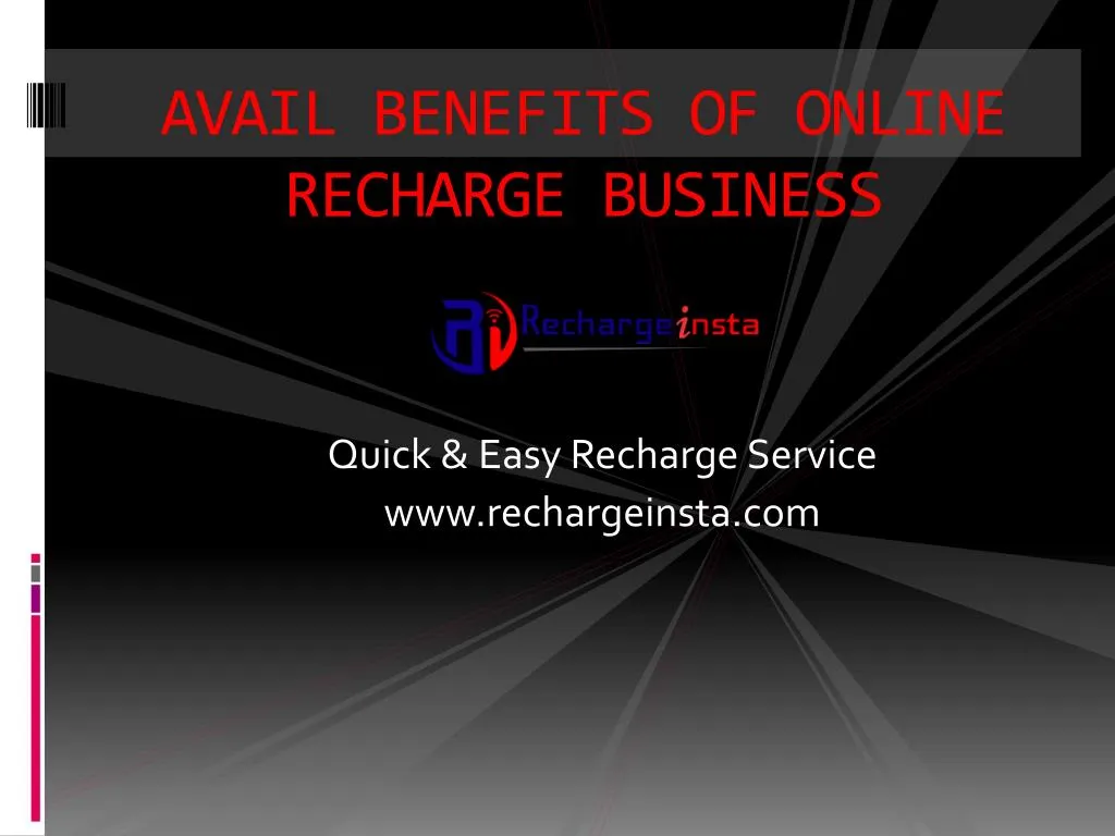 avail benefits of online recharge business