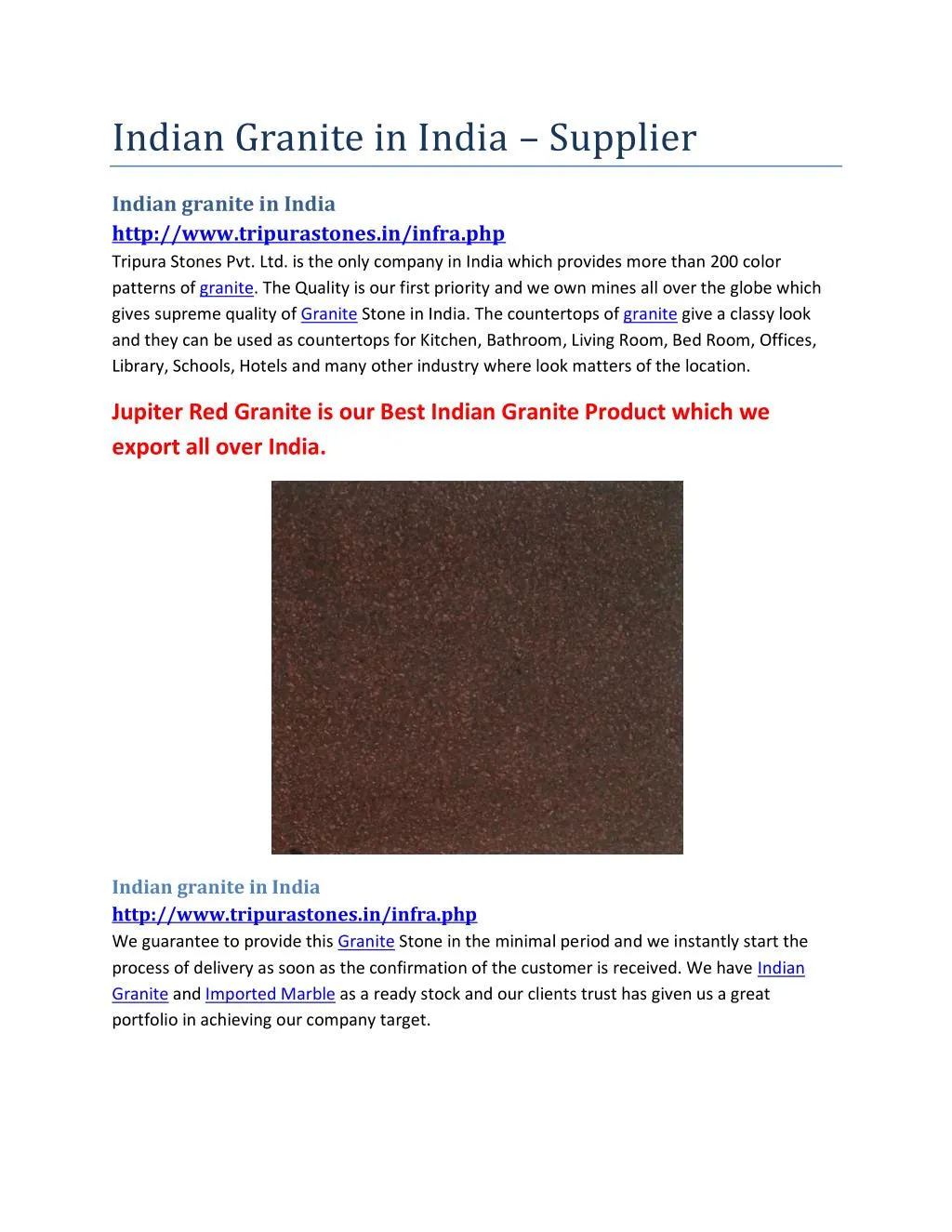 indian granite in india supplier