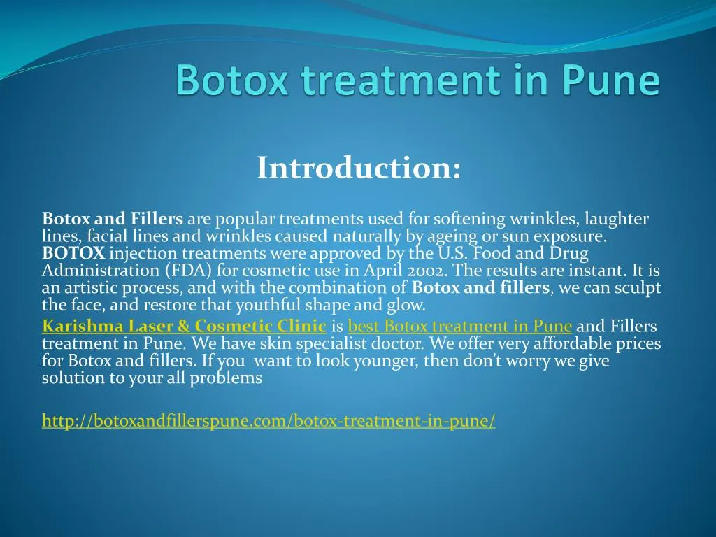 botox treatment in pune