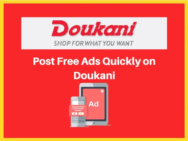 Post Free Ads Quickly on Doukani in UAE