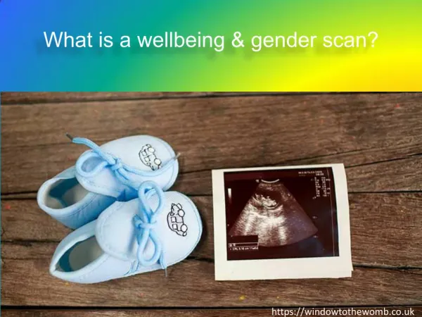 What is a wellbeing & gender scan?