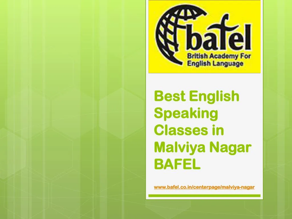 best english speaking classes in malviya nagar bafel