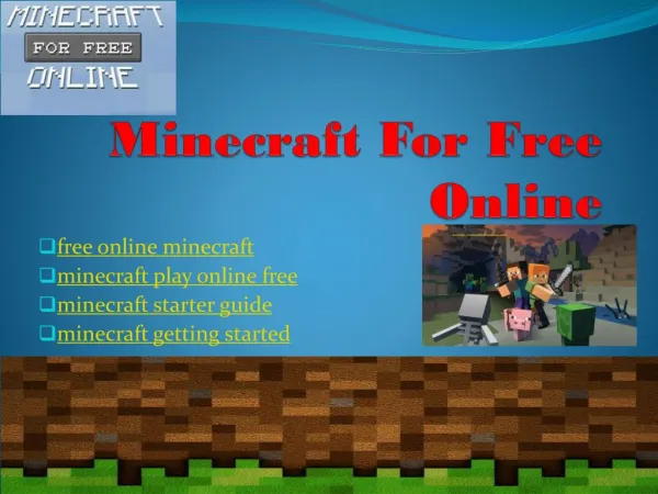 play minecraft game online