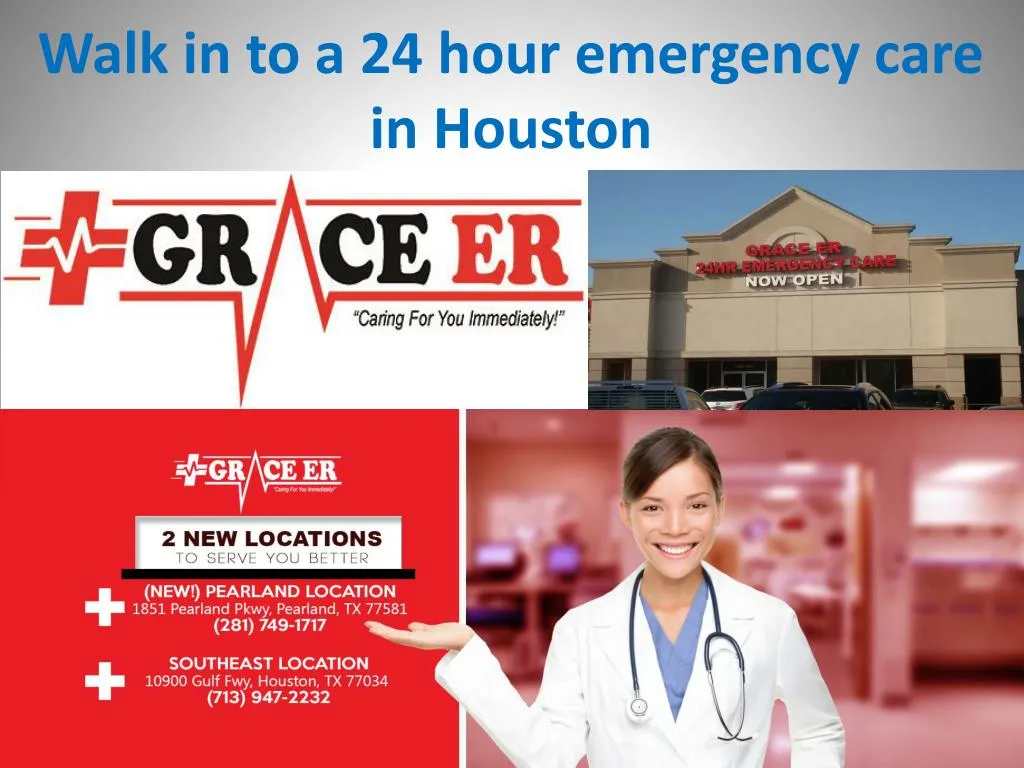 walk in to a 24 hour emergency care in houston