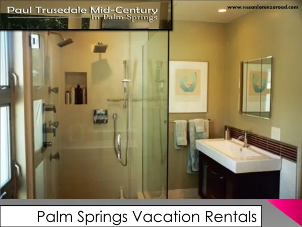 Vacation Rentals Palm Springs California | Home Rentals Palm Springs CA