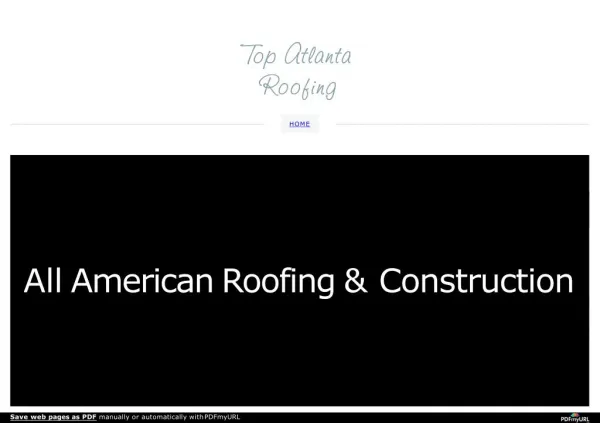 Looking For The Popular Roof Repair in Atlanta