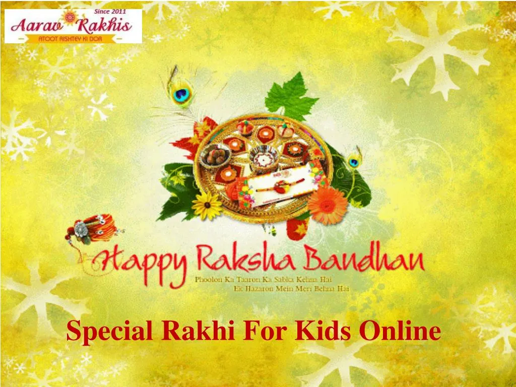special rakhi for kids online
