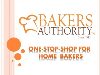 One-Stop-Shop For Home Bakers - slide 1